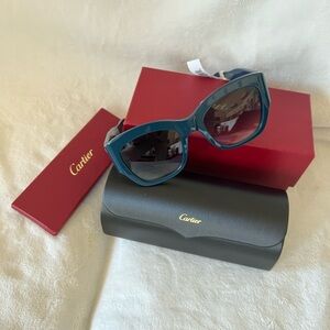 Cartier Blue Women's Sunglasses